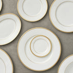 طبق لو فيرييه ذهبي بيضاوي، 36 سم