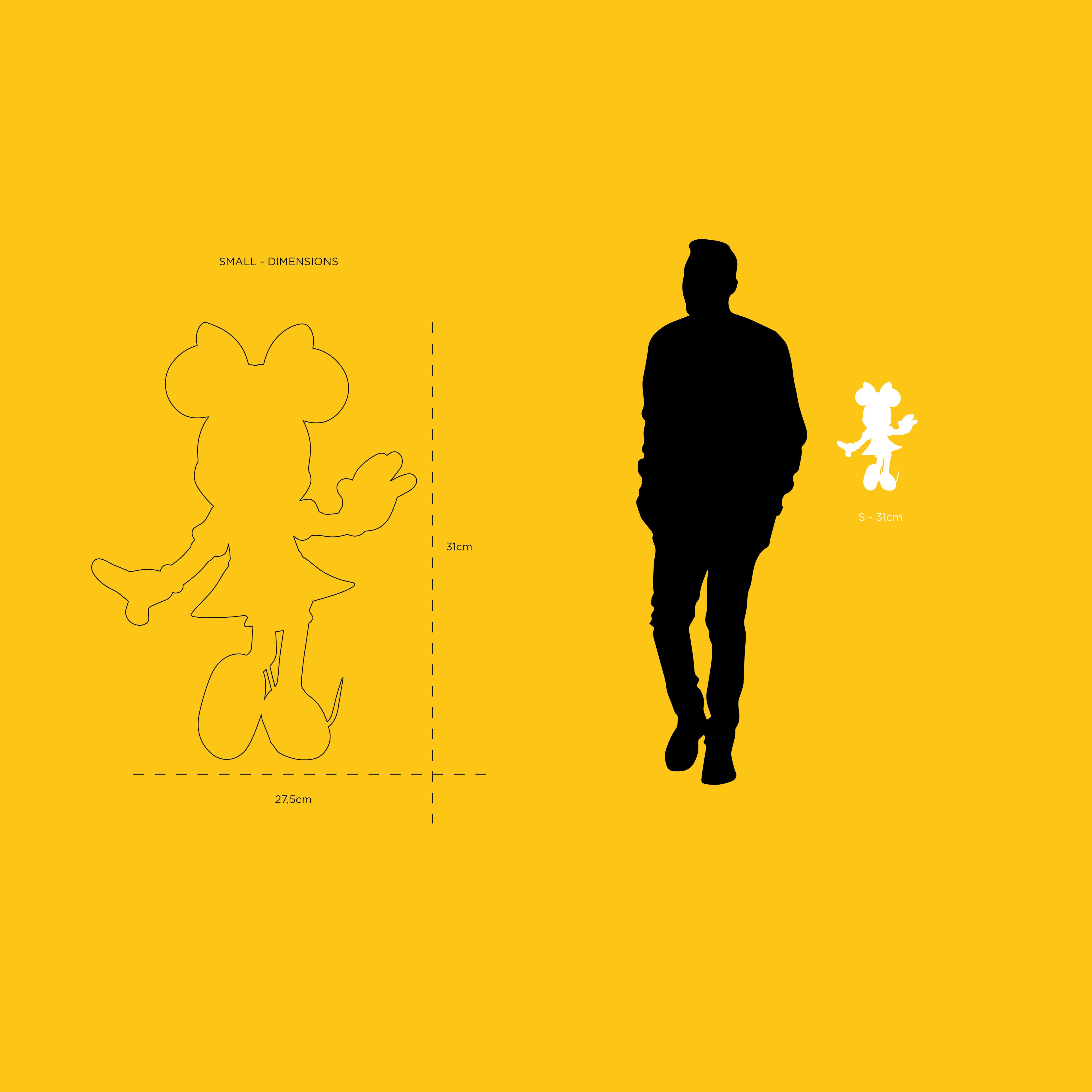 Minnie Welcome Lace Resin Figurine,31cm
