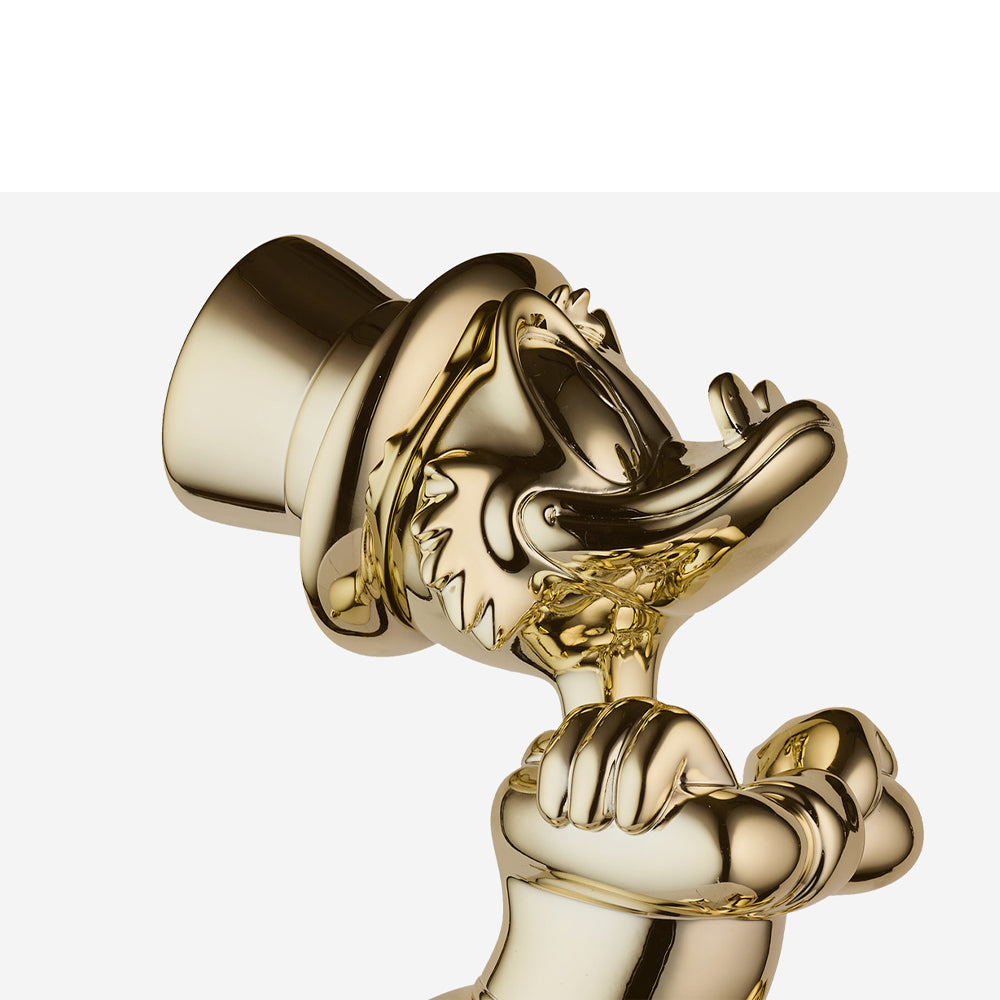 Uncle Scrooge Chromed Resin Figurine, 30cm