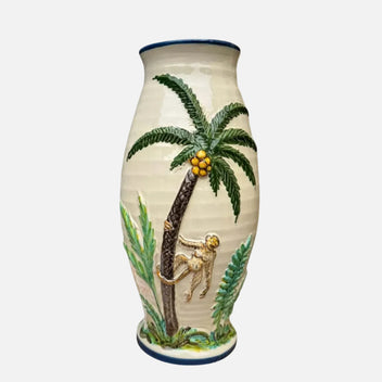 LES OTTOMANS Sicily Monkey Handmade Vase