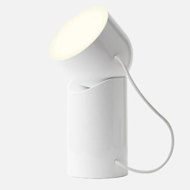 Orbe Protable LED Table Lamp, White
