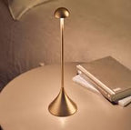 Steli Dome Protable LED Table Lamp, Gold