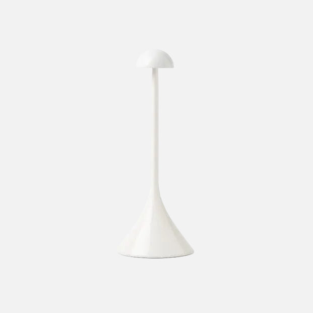 Steli Dome Protable LED Table Lamp, White