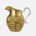 Mario Luca Giusti Halina Jug, Gold, 1.6L in synthetic crystal, front view