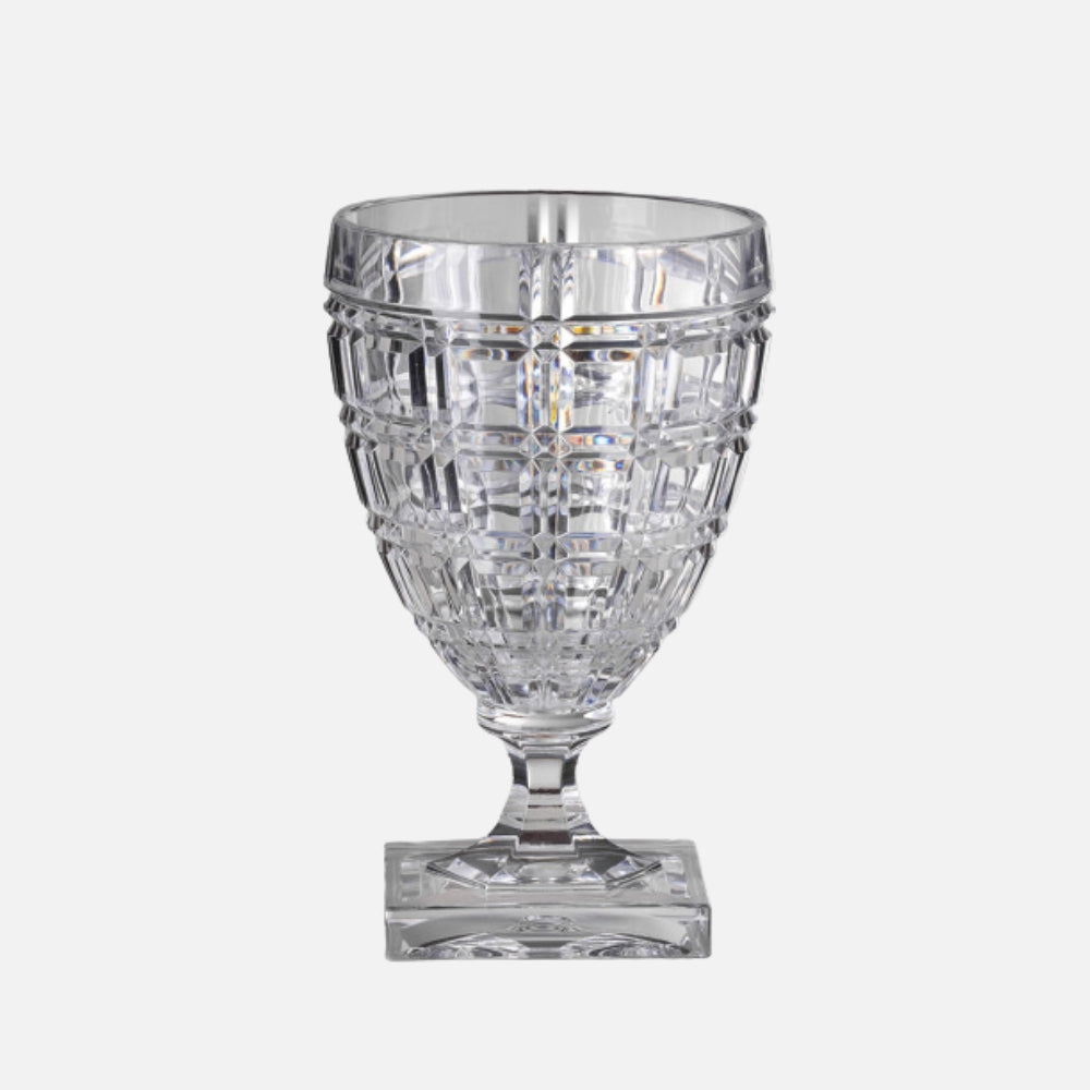 Mario Luca Giusti Winston Wine Glass, Clear in synthetic crystal, front view