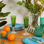 Dolce Vita Acrylic Champagne Flute, Green