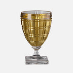 Winston Acrylic Wine Glass, Gold