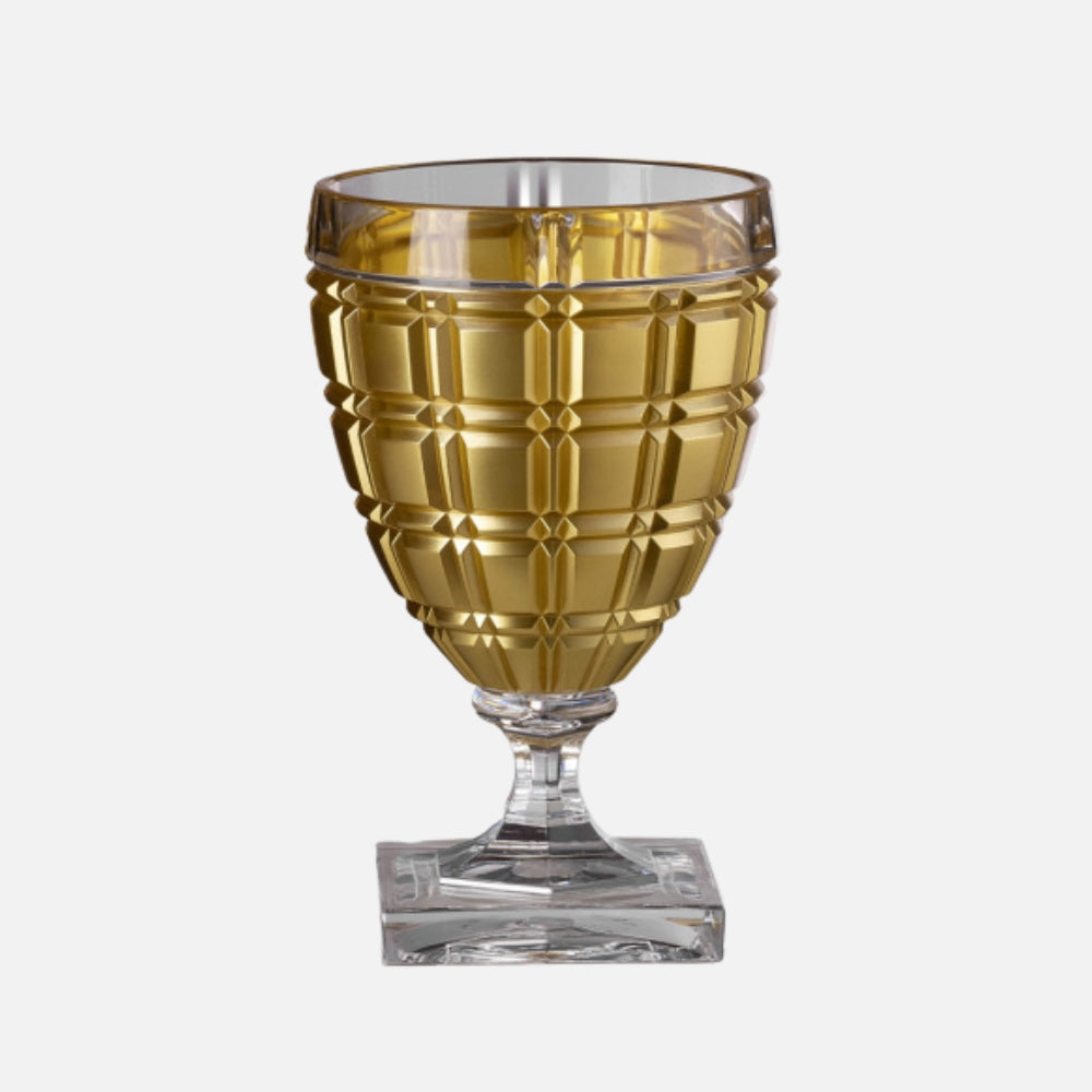 Winston Acrylic Wine Glass, Gold