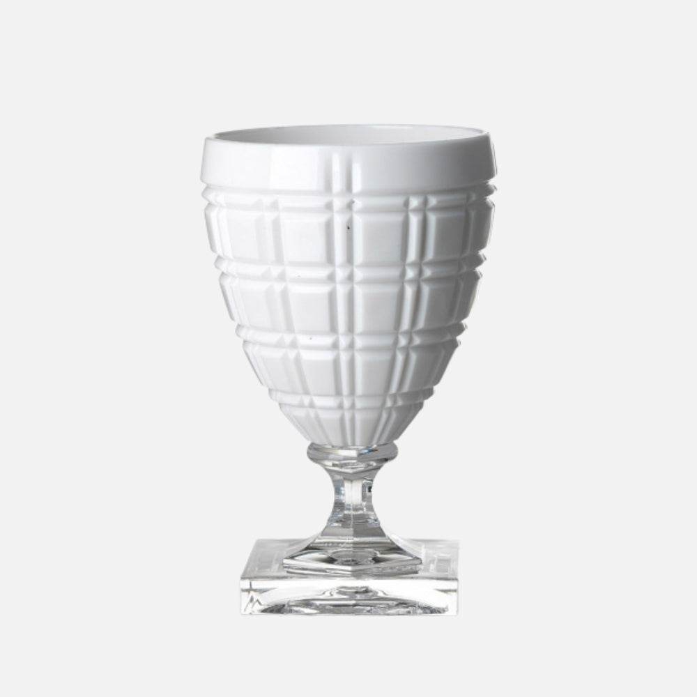 Winston Acrylic Wine Glass, White