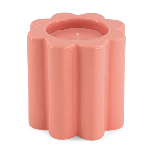 Candela Fig Tree Scented Candle in Powder Pink Ceramic Jar