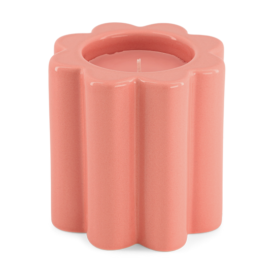 Candela Fig Tree Scented Candle in Powder Pink Ceramic Jar