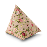 Divino Pyramid Cushion in Marie-Antoinette Floral Tapestry Fabric