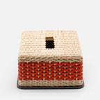 Amiens Rattan Tissue Box, Mango