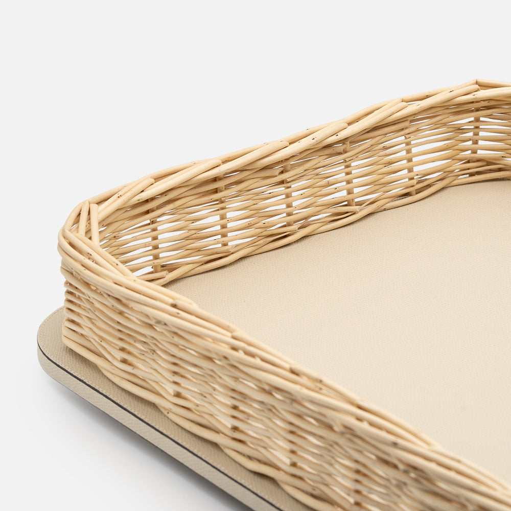 Orsay Rectangular Tray, Ivory, 46x34cm