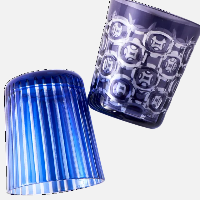 Cobalt Mixed Tumblers, Set of 6