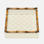 Bice Diamonds Square Valet Tray, Ivory