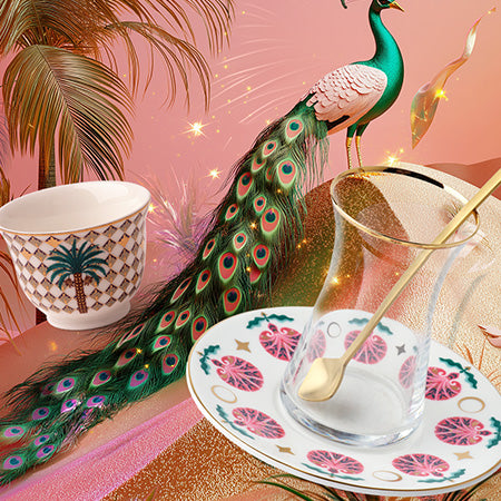 Sahara Rose Tea Cups – Set of 6