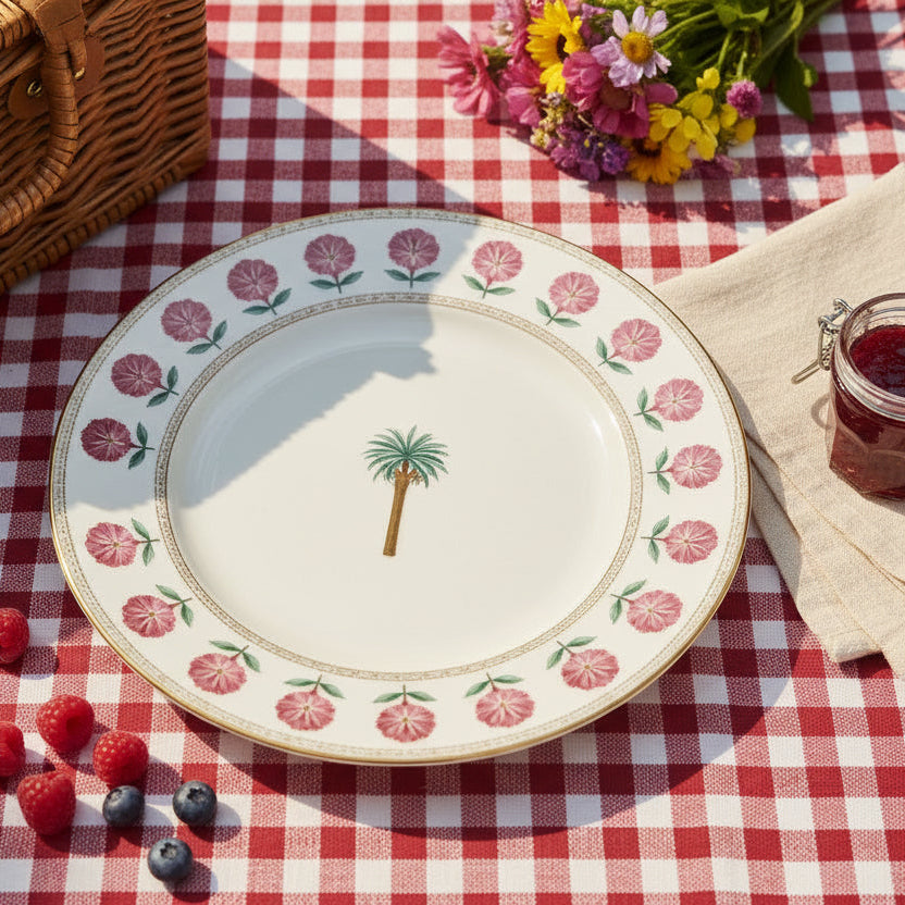 Sahara Rose Dinner Porcelain Plates - Set of 6