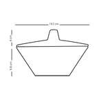 Dimlaj Kareem Serving Bowl with Lid (Gold) - Premium Sugar Bowls from Kareem By Dimlaj - Just $300! 