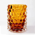 Boule Hurricane Lamp, Large, Amber
