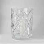 Classic Crystal Hurricane Lamp, Large