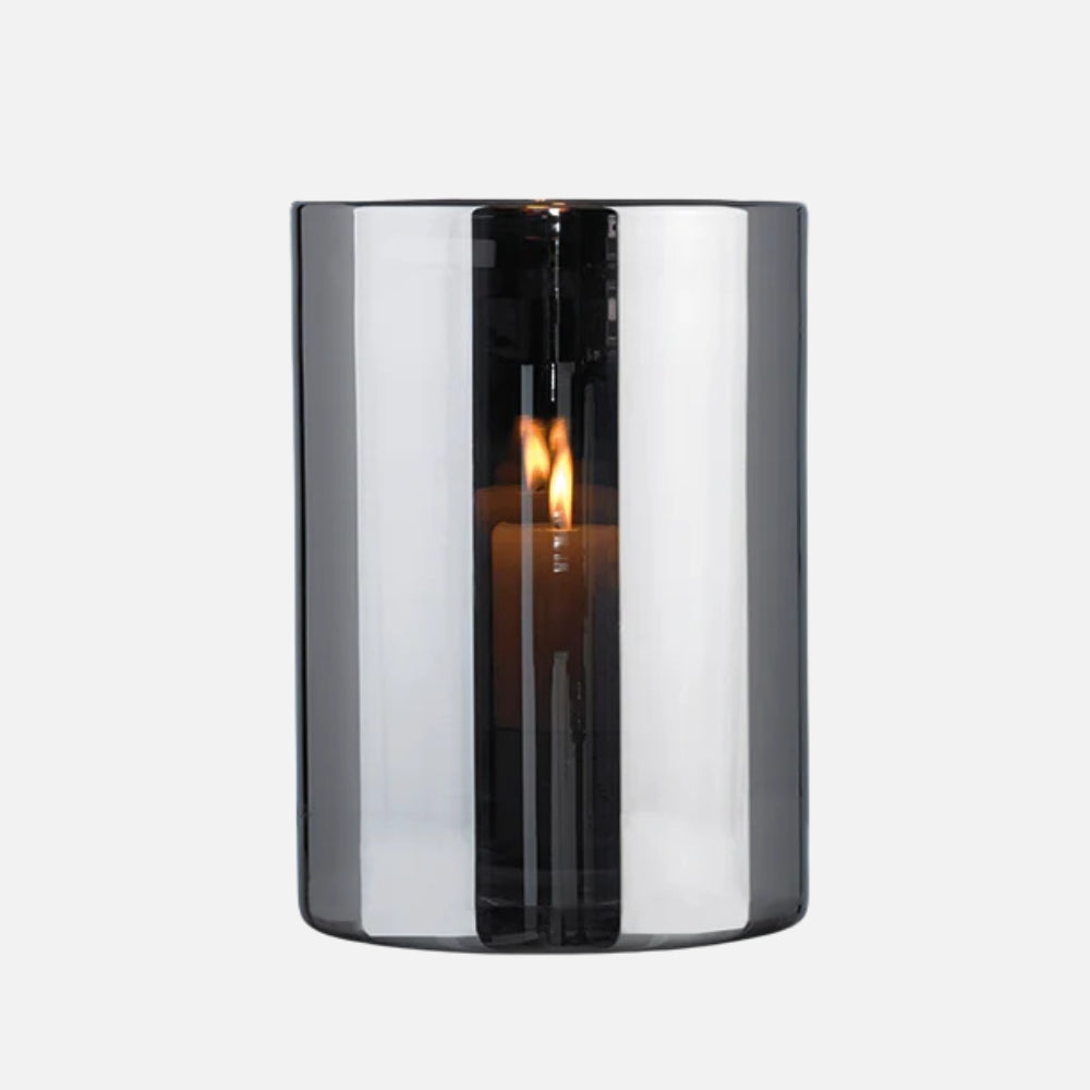 Silver Hurricane Lamp, Large