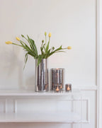 Silver Hurricane Lamp, Large