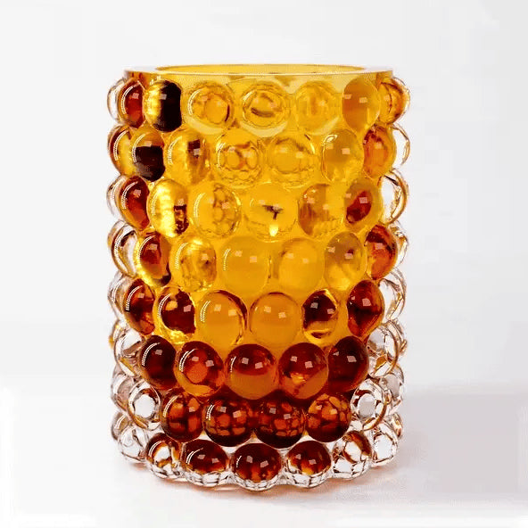 Skogsberg & Smart Boule Hurricane Lamp, Large, Amber, front view
