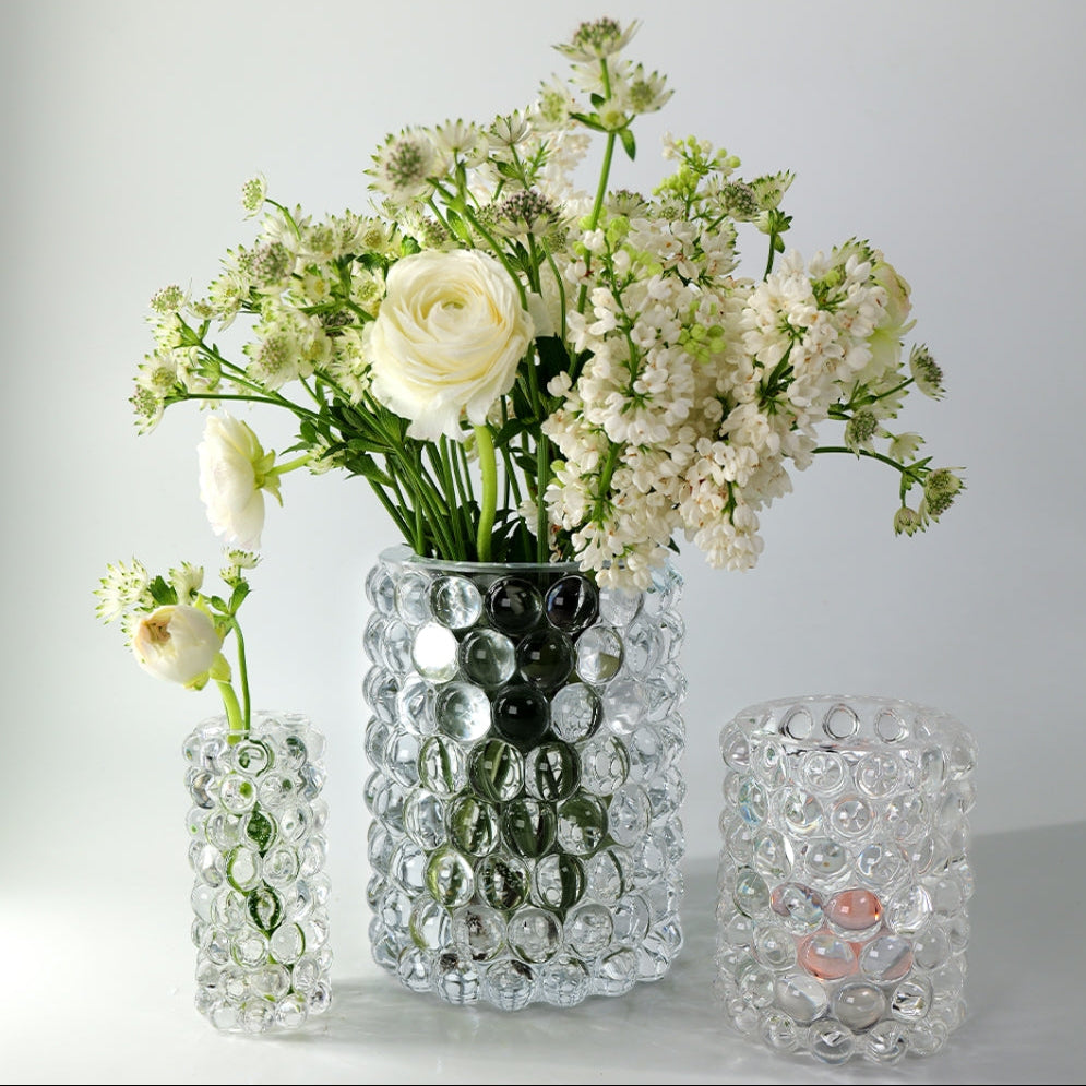 Skogsberg & Smart Boule Hurricane Lamp, Large, Clear, front view