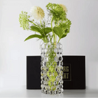 Skogsberg & Smart Boule Hurricane Vase, Clear, front view