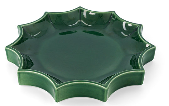 Tasca Dark Green Ceramic Change Tray – Large