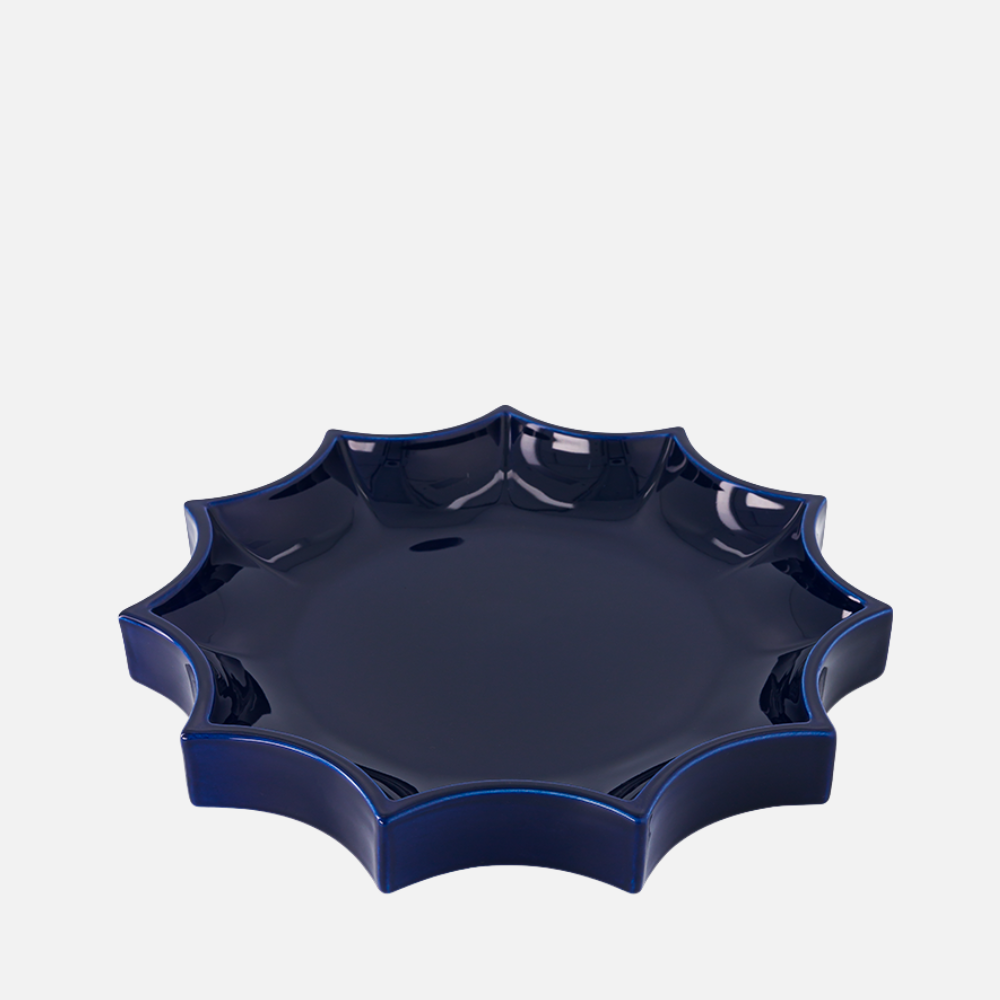 Tasca Décor Tray, Blue 34cm