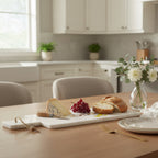 Marble Rectangle Cheese Board – White Serving Board