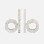 Marble Bookends Set – UNC Orlin Modern Design (Set of 2)