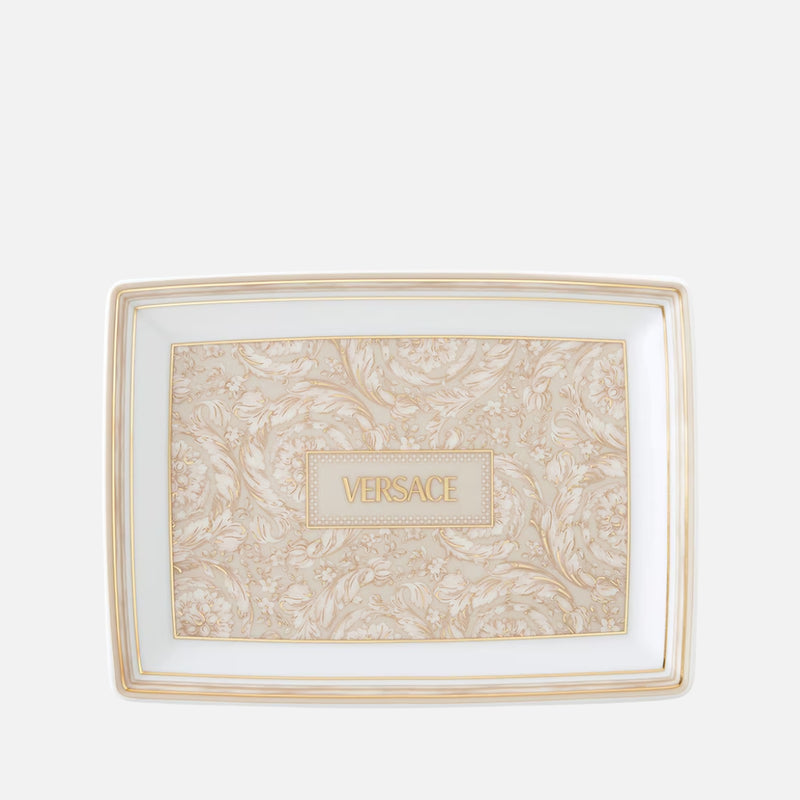 Barocco Beige Platter, 18cm