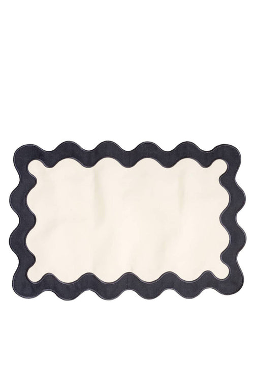 Riviera Set of 4 Placemat, White, 50x35cm
