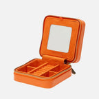 Maria Small Zip Case, Tangerine, 12x12.5cm