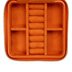 Maria Small Zip Case, Tangerine, 12x12.5cm