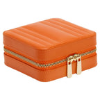 Maria Small Zip Case, Tangerine, 12x12.5cm