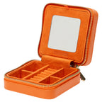 Maria Small Zip Case, Tangerine, 12x12.5cm