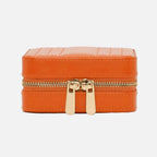 Maria Small Zip Case, Tangerine, 12x12.5cm