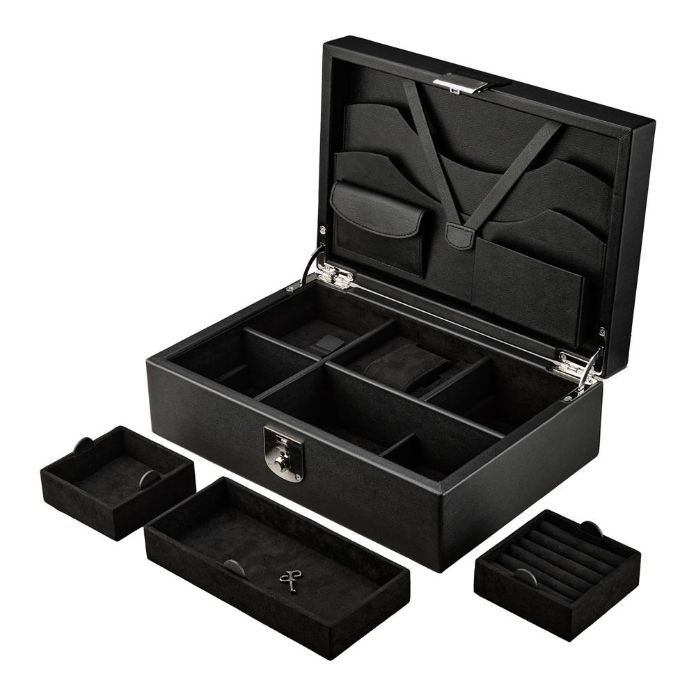Philipp Watch and Jewellery Lifestyle Box, Black, 30.5x20.5cm