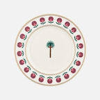 Sahara Rose Dinner Porcelain Plates Set of 6-(Ø 21cm)