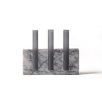 Zoya Stones Lilac marble tube vase, front view