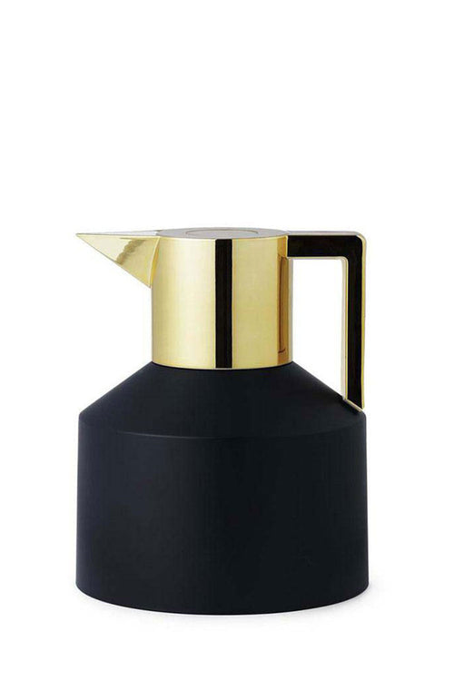 Geo Vacuum Flask, Blk/Gold, 1L