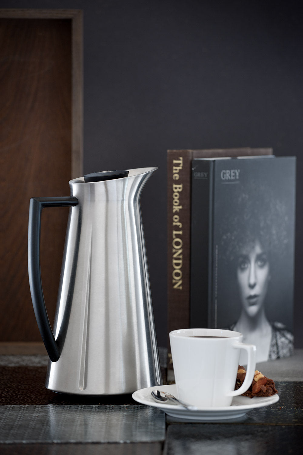 Grand Cru Vacuum Jug, Steel, 1L