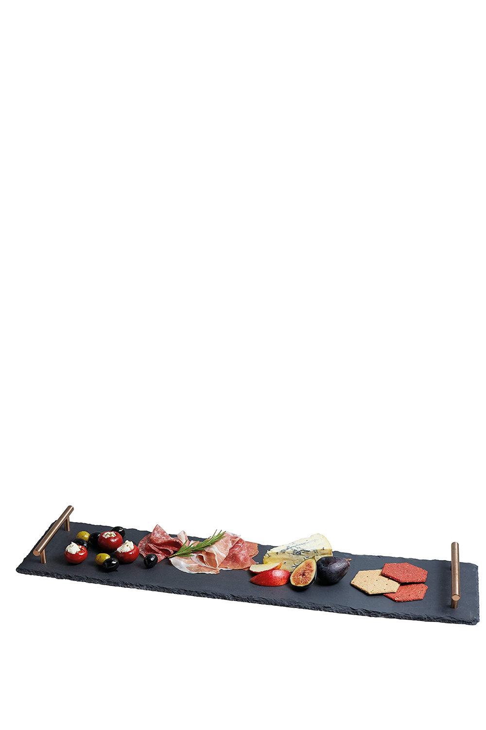 Serving Platter, 60 x 15 cm, Slate/Copper - Maison7