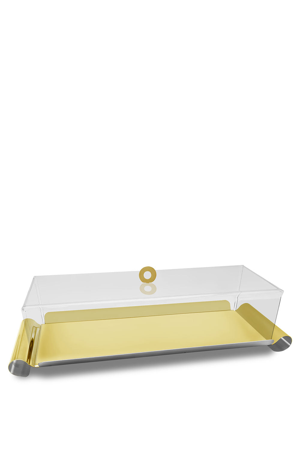 Deluxe Long Tray, Gold, 47x17cm