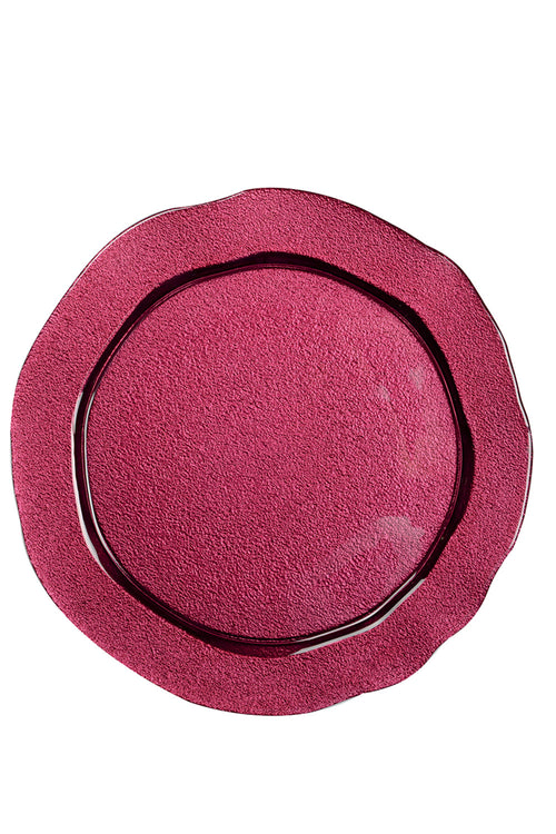 Boudoir Presentation Plate, 32.5 cm, Fuchsia - Maison7