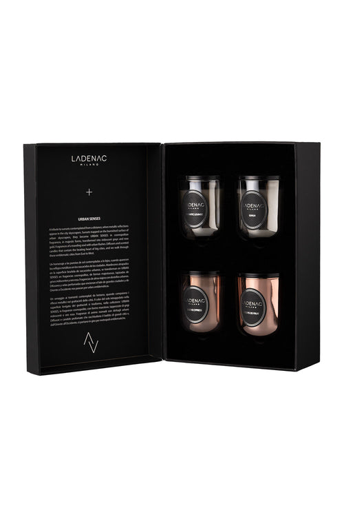 Urban Senses Gift Box Set 4 Candles In Jar - Maison7